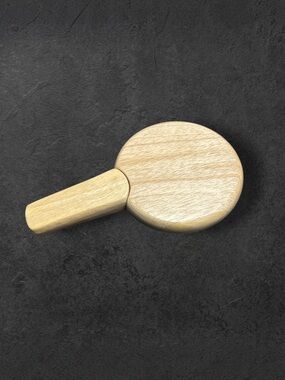 Vintage mid century modern Dansk cutting board cheese board with knife